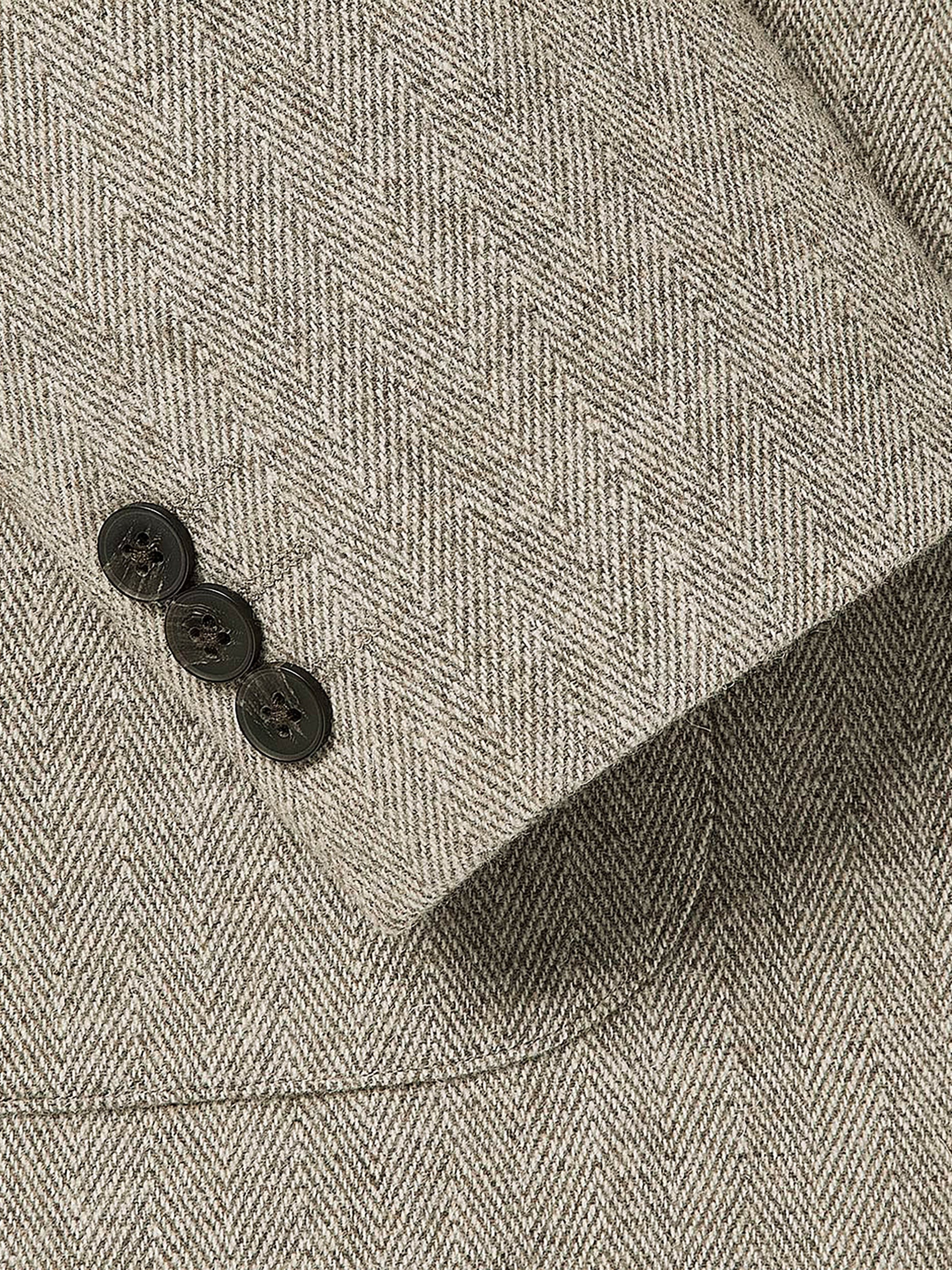 RW&CO Slim-Fit Herringbone Blazer