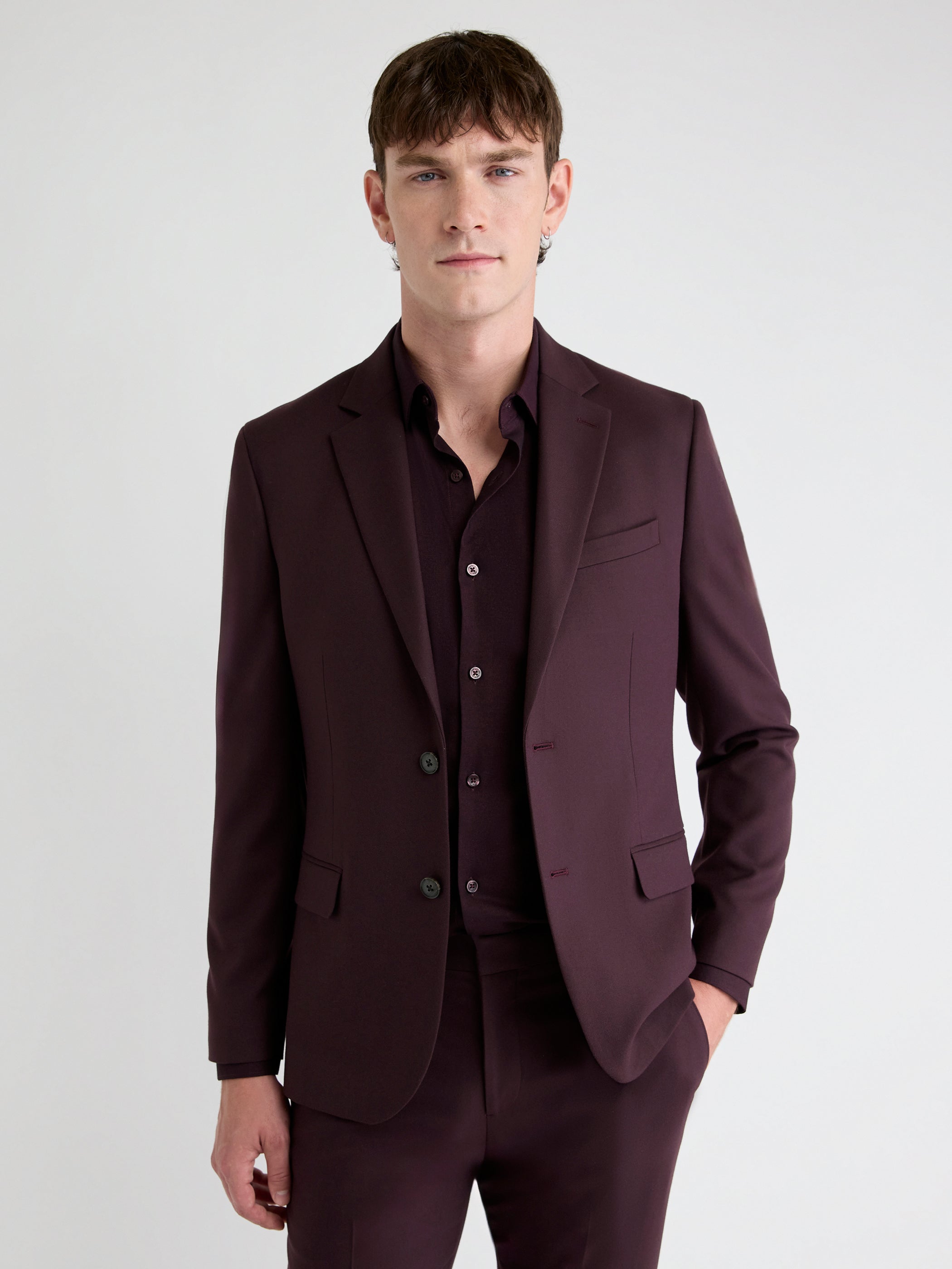 RW&CO Slim Fit Fig Suit Blazer