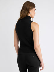 RW&CO Sleeveless Turtle-Neck Sweater