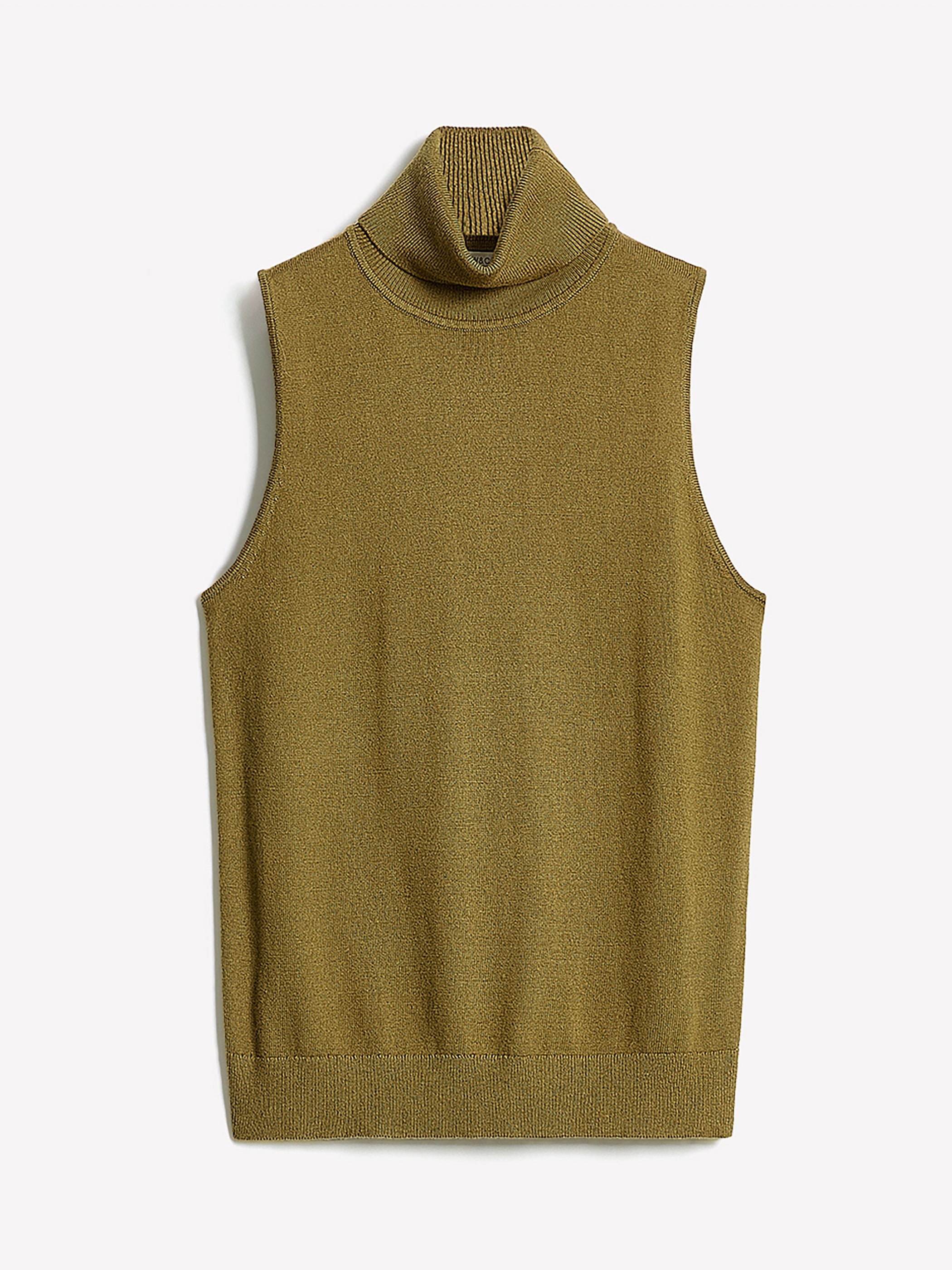 RW&CO Sleeveless Turtle-Neck Sweater