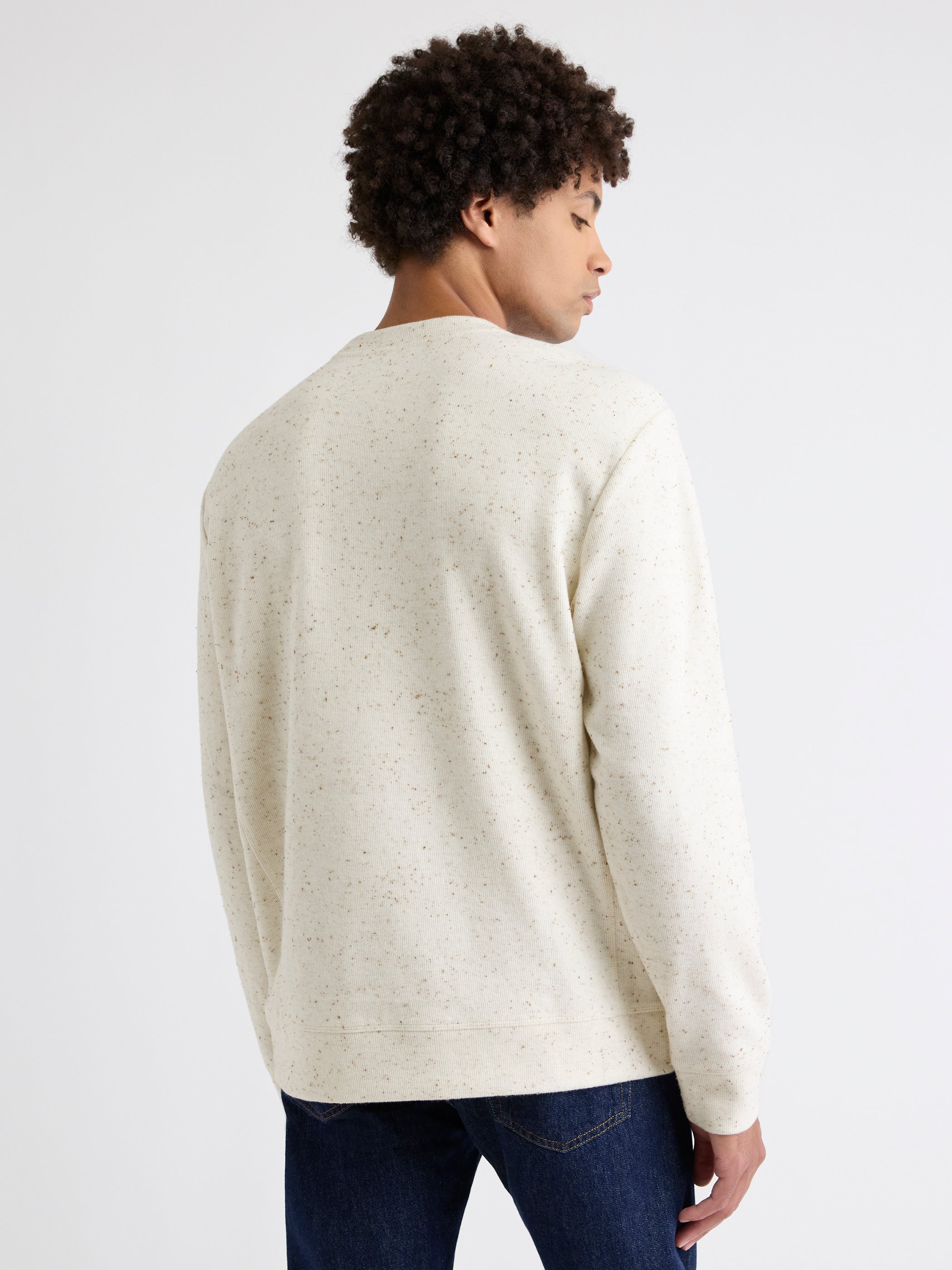 RW&CO Long-Sleeve Crew-Neck Ribbed Sweater