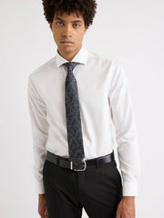 RW&CO Regular Tie with Tonal Floral Pattern