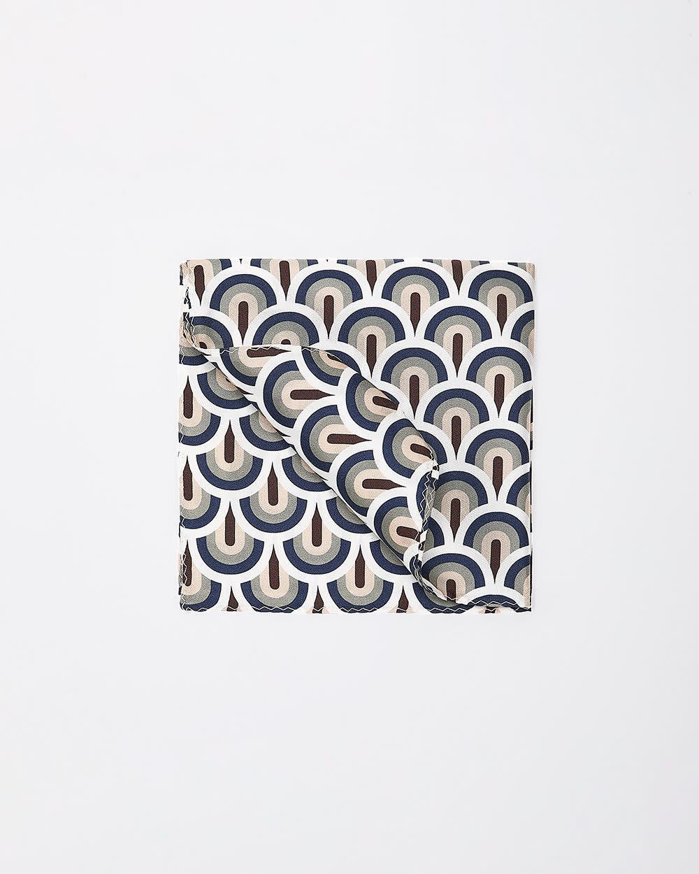 RW&CO Handkerchief with Geometric Pattern