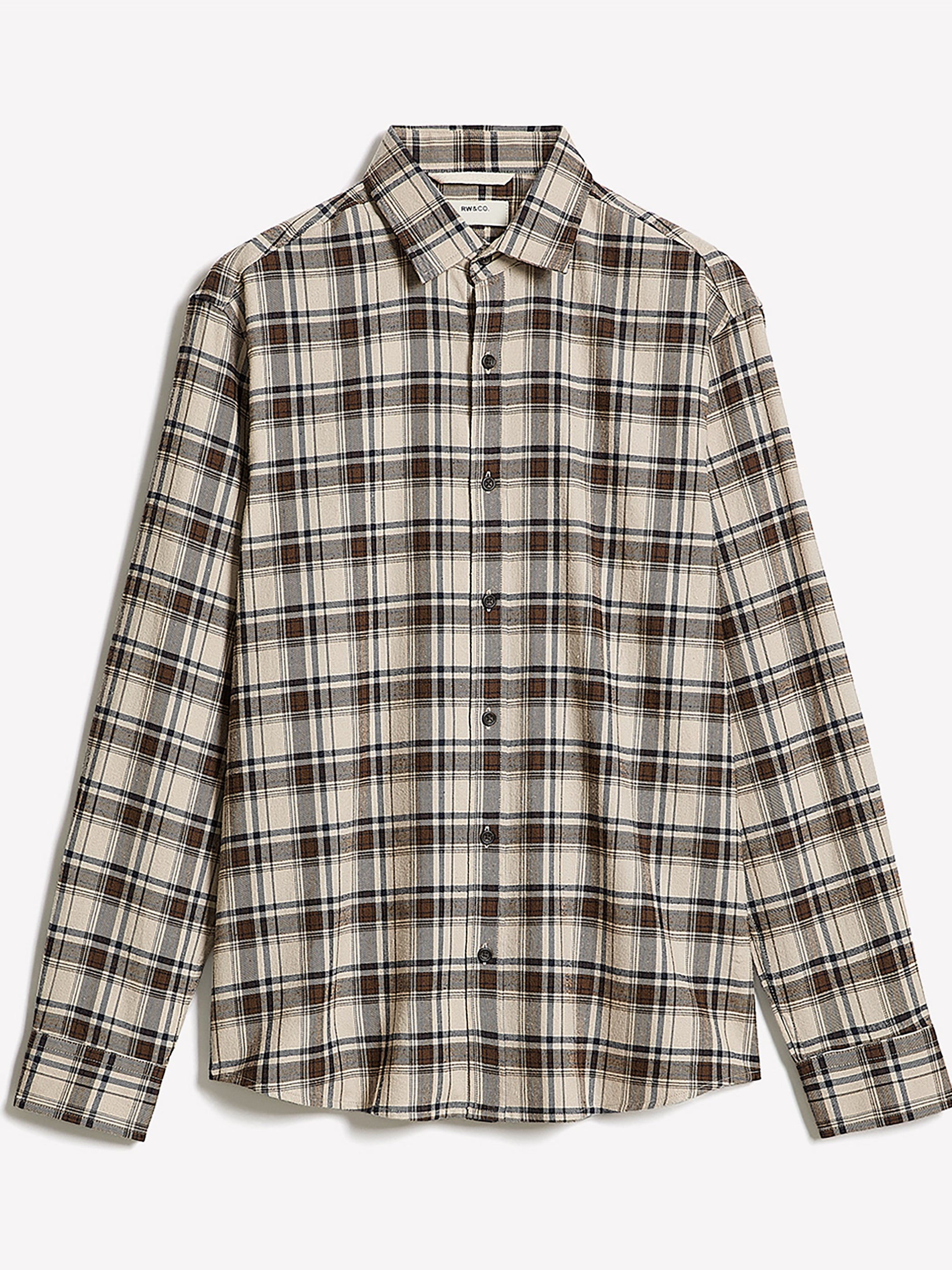 RW&CO Regular Fit Plaid Flannel Shirt