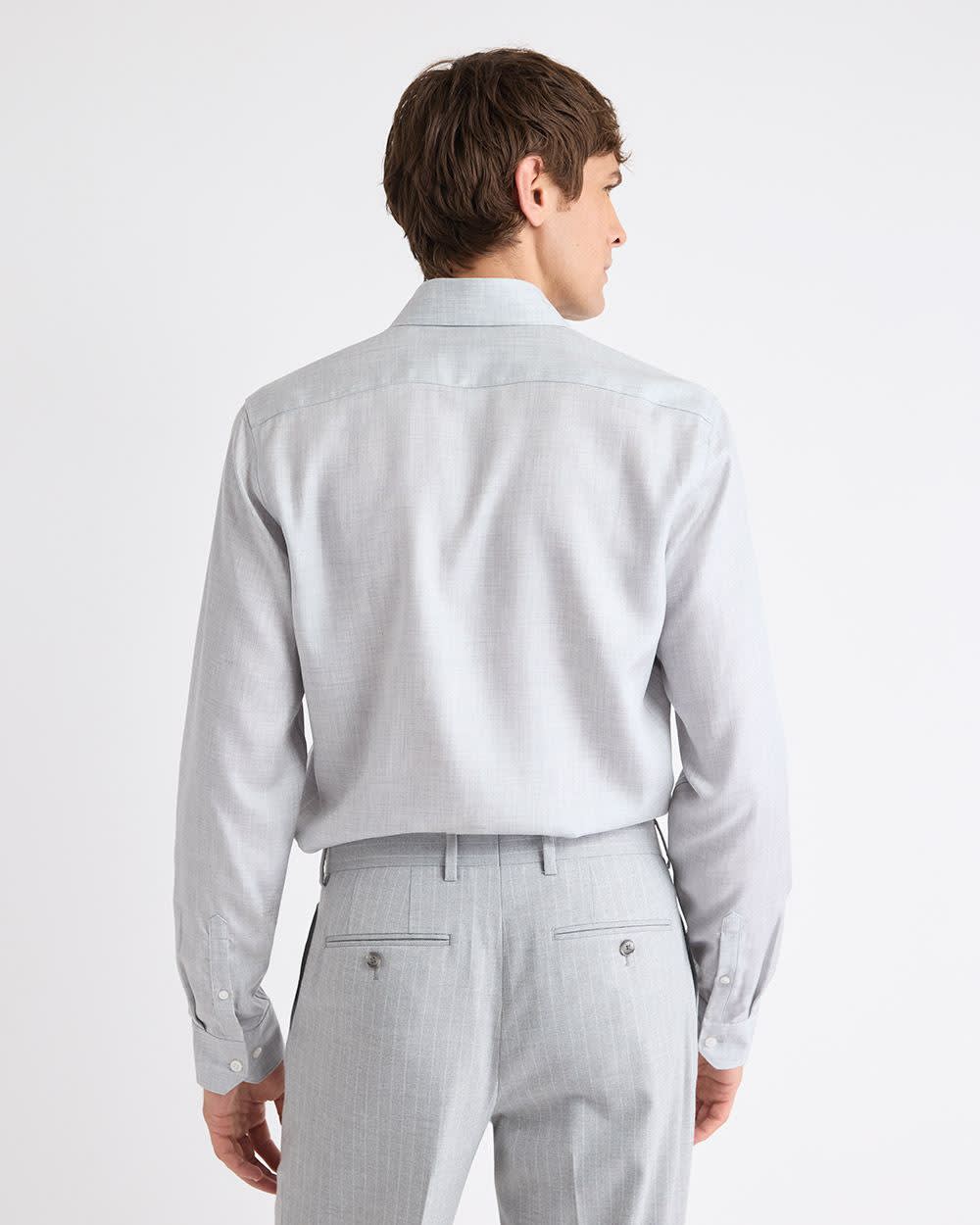 RW&CO Tailored Fit Heather Dress Shirt