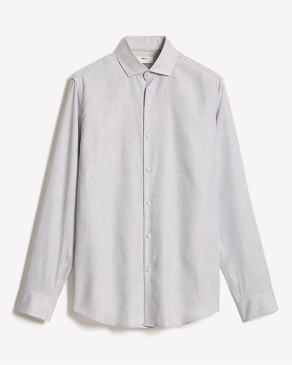 RW&CO Tailored Fit Heather Dress Shirt