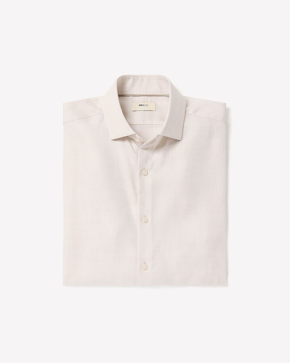 RW&CO Tailored Fit Heather Dress Shirt