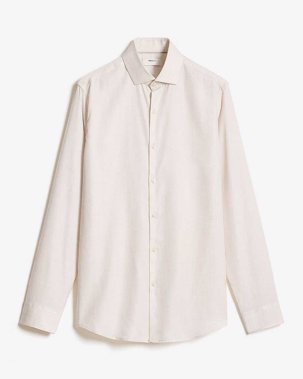 RW&CO Tailored Fit Heather Dress Shirt