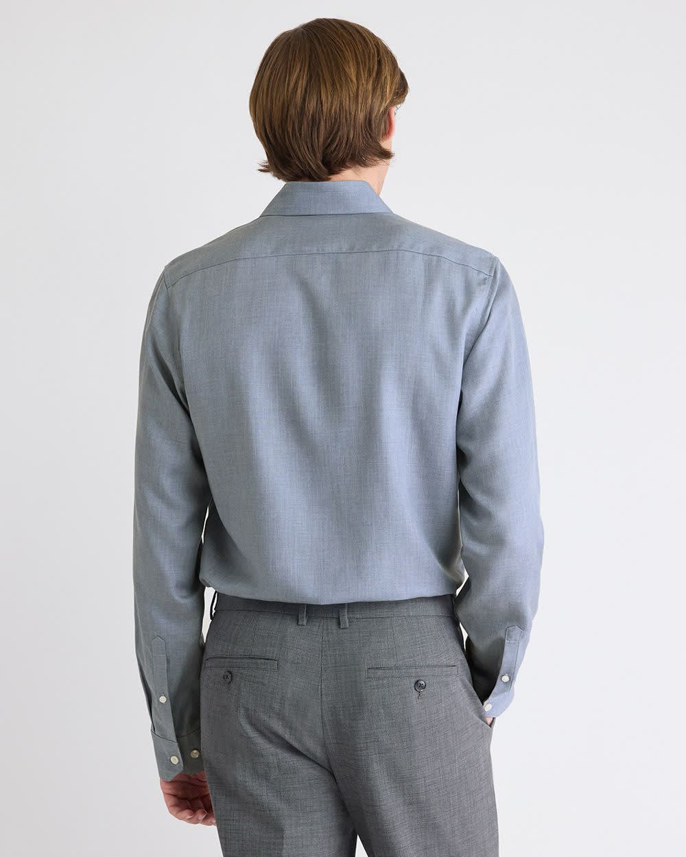 RW&CO Tailored Fit Heather Dress Shirt