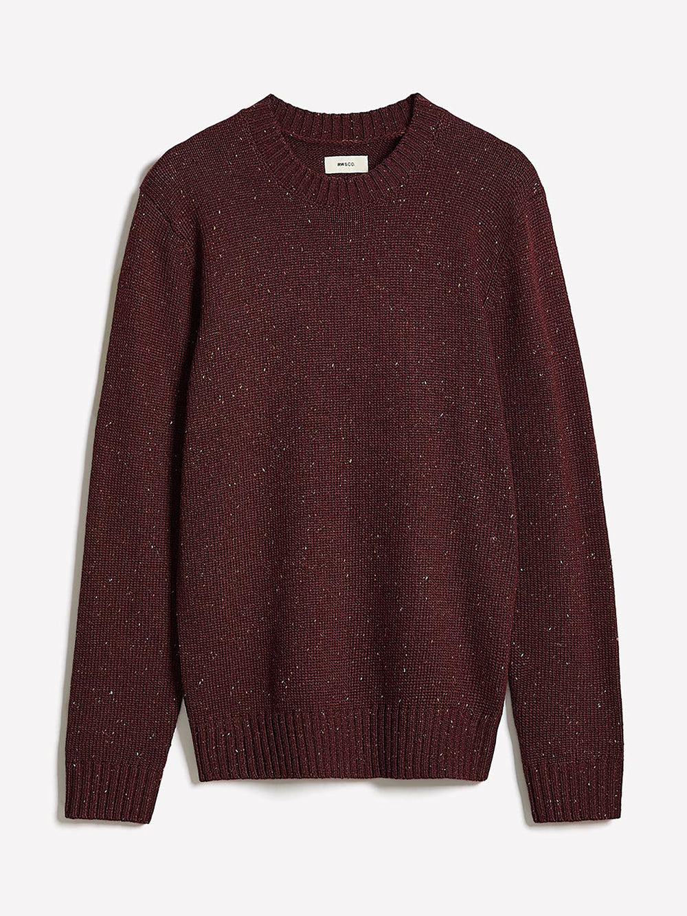 RW&CO Long-Sleeve Crew-Neck Sweater with Neps