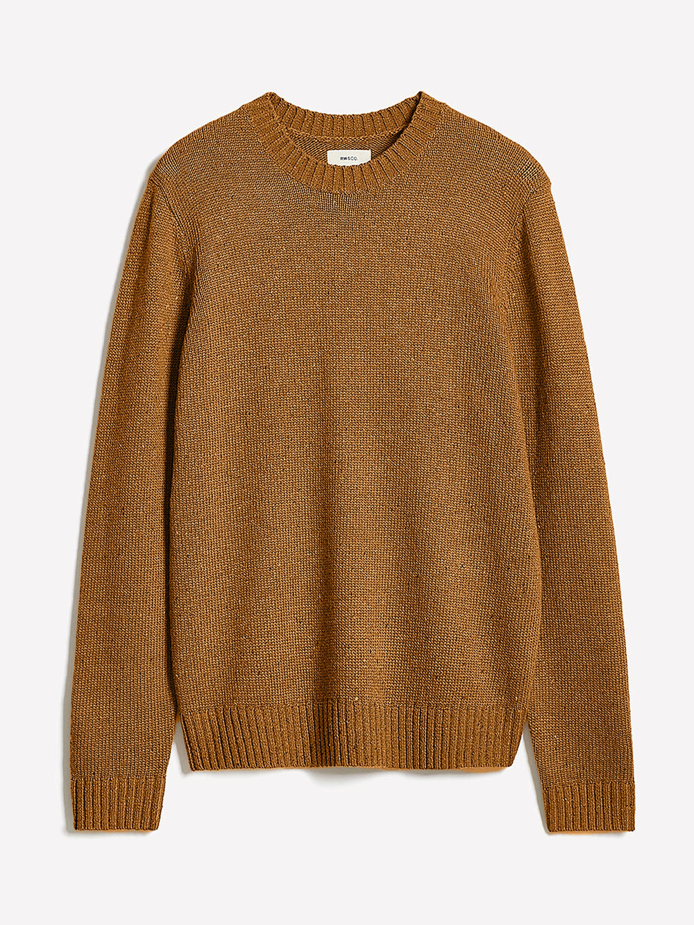 RW&CO Long-Sleeve Crew-Neck Sweater with Neps