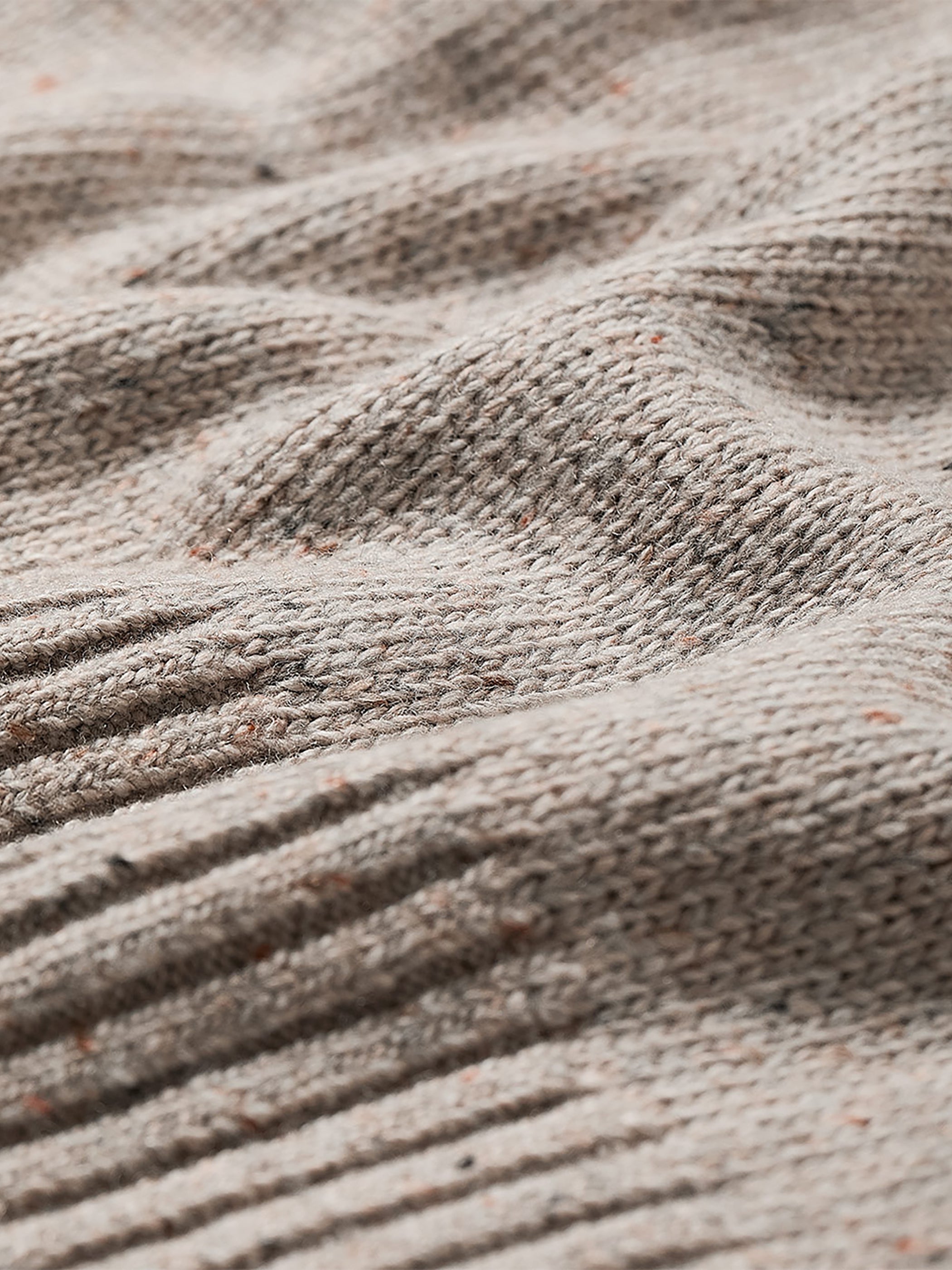 RW&CO Long-Sleeve Crew-Neck Sweater with Neps