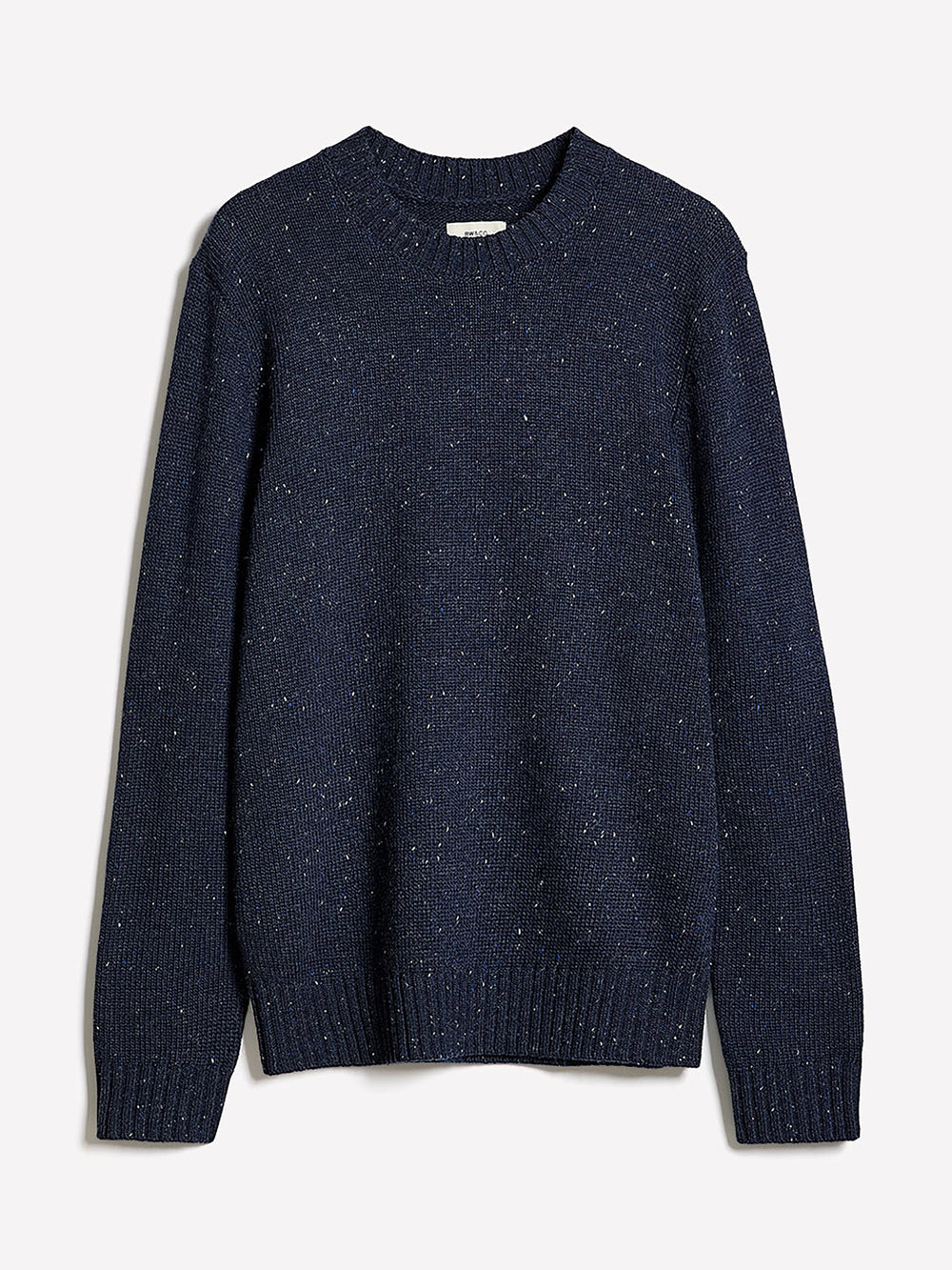 RW&CO Long-Sleeve Crew-Neck Sweater with Neps