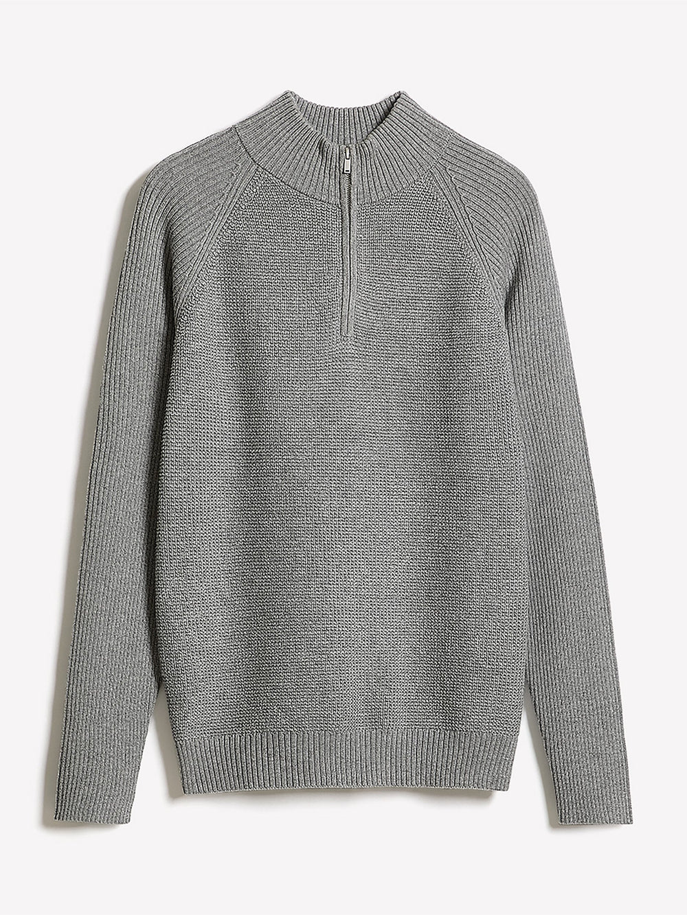 RW&CO Long-Sleeve Quarter-Zip Mock-Neck Sweater