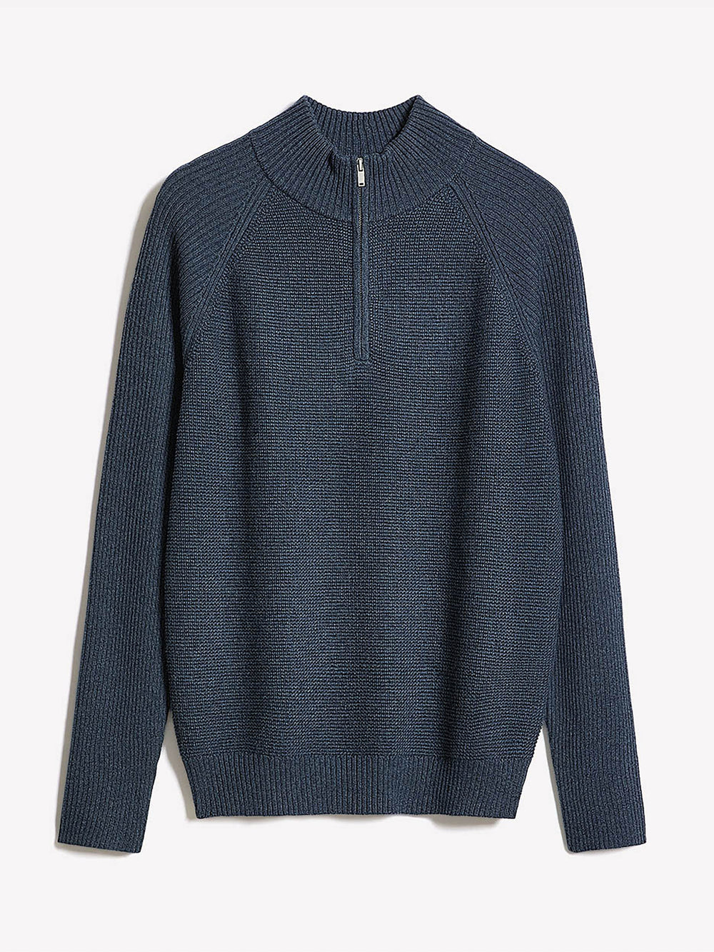 RW&CO Long-Sleeve Quarter-Zip Mock-Neck Sweater