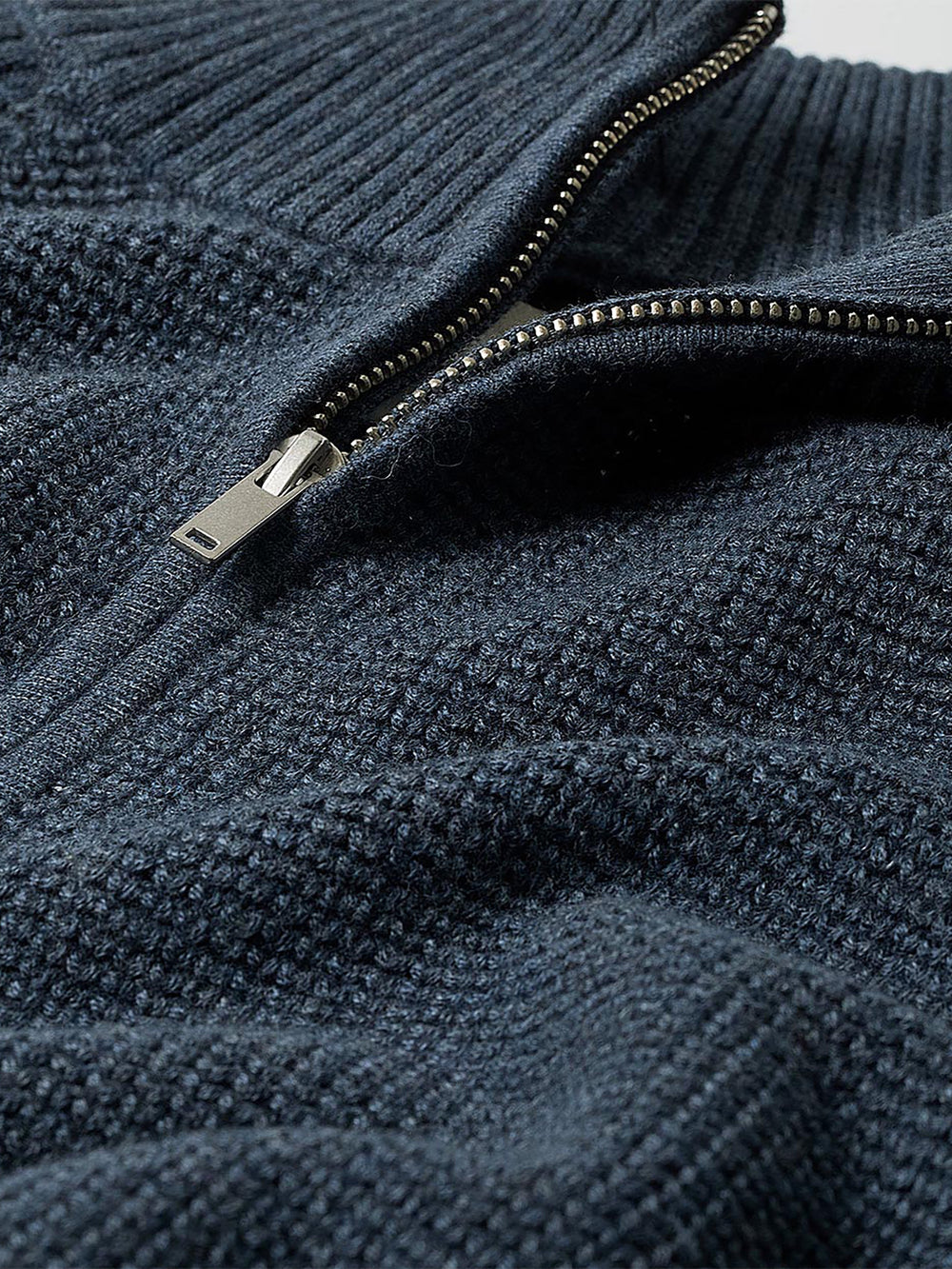 RW&CO Long-Sleeve Quarter-Zip Mock-Neck Sweater