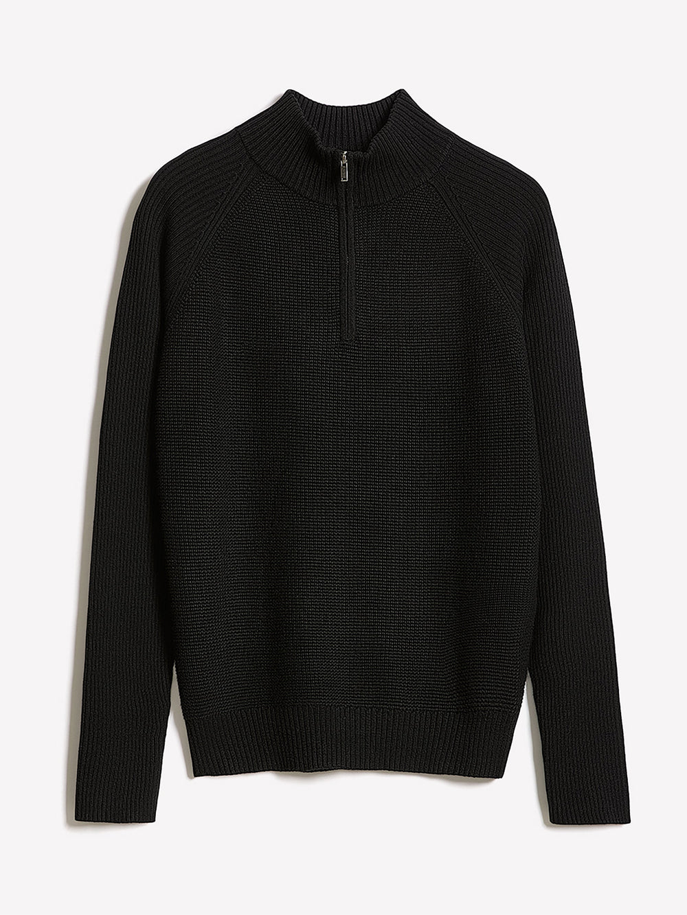 RW&CO Long-Sleeve Quarter-Zip Mock-Neck Sweater