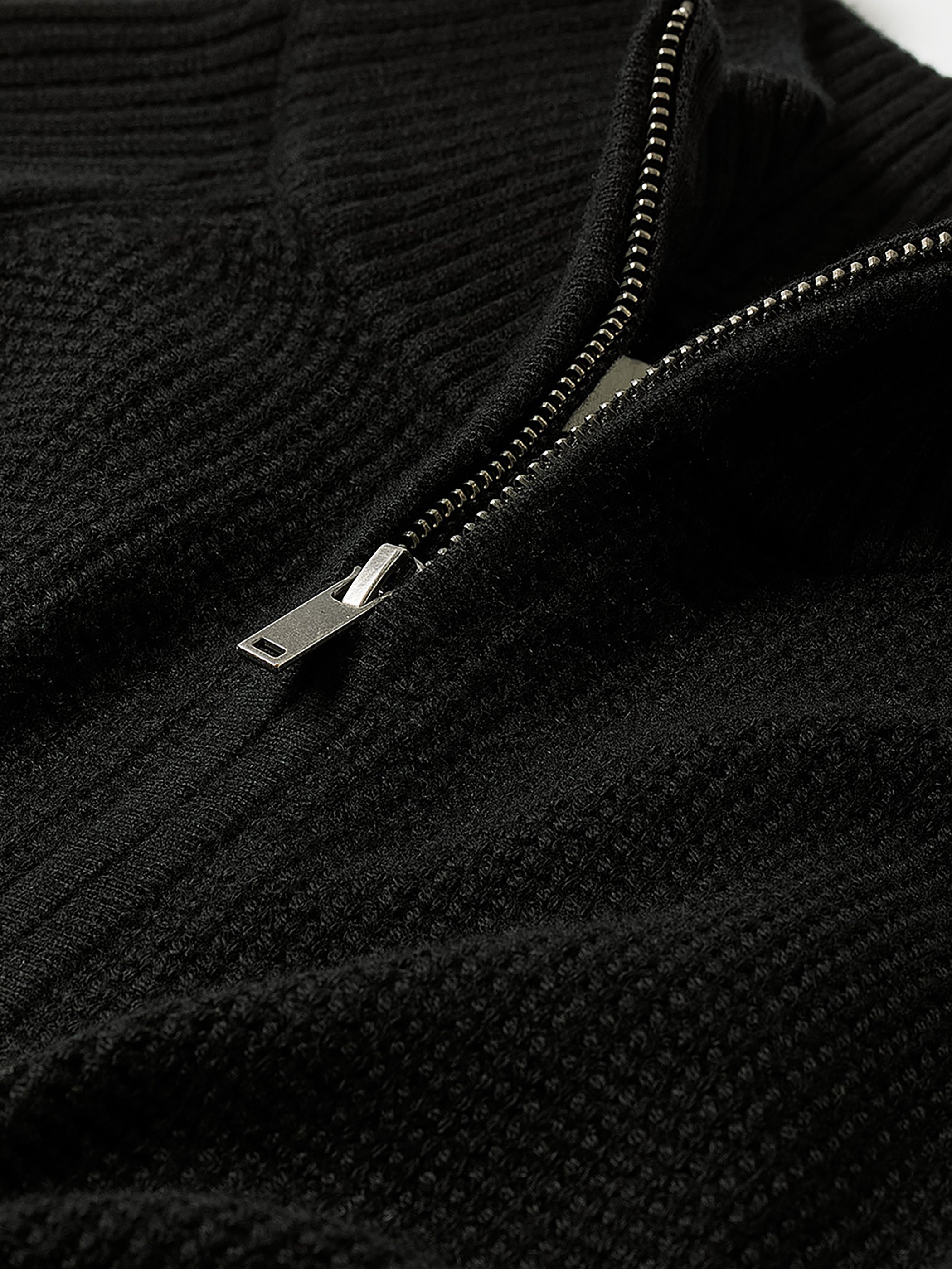 RW&CO Long-Sleeve Quarter-Zip Mock-Neck Sweater
