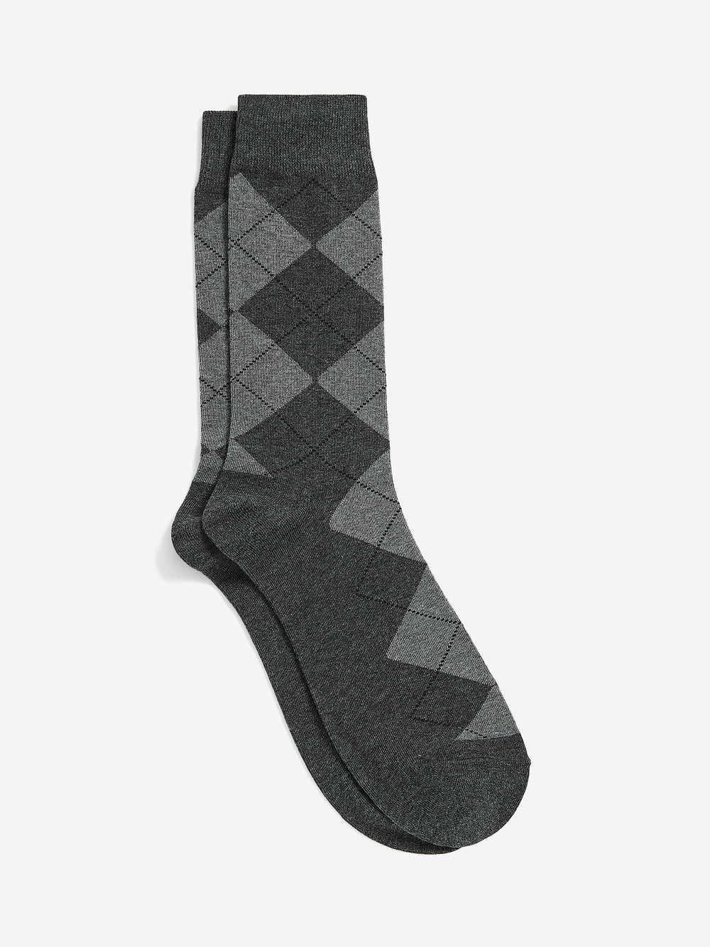 RW&CO Grey Argyle Socks