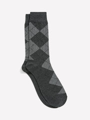 RW&CO Grey Argyle Socks