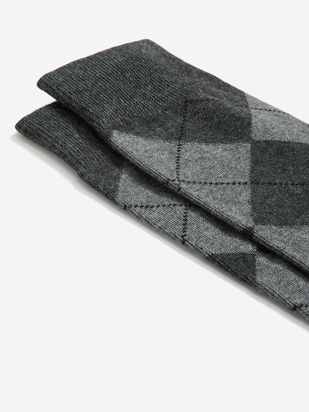 RW&CO Grey Argyle Socks