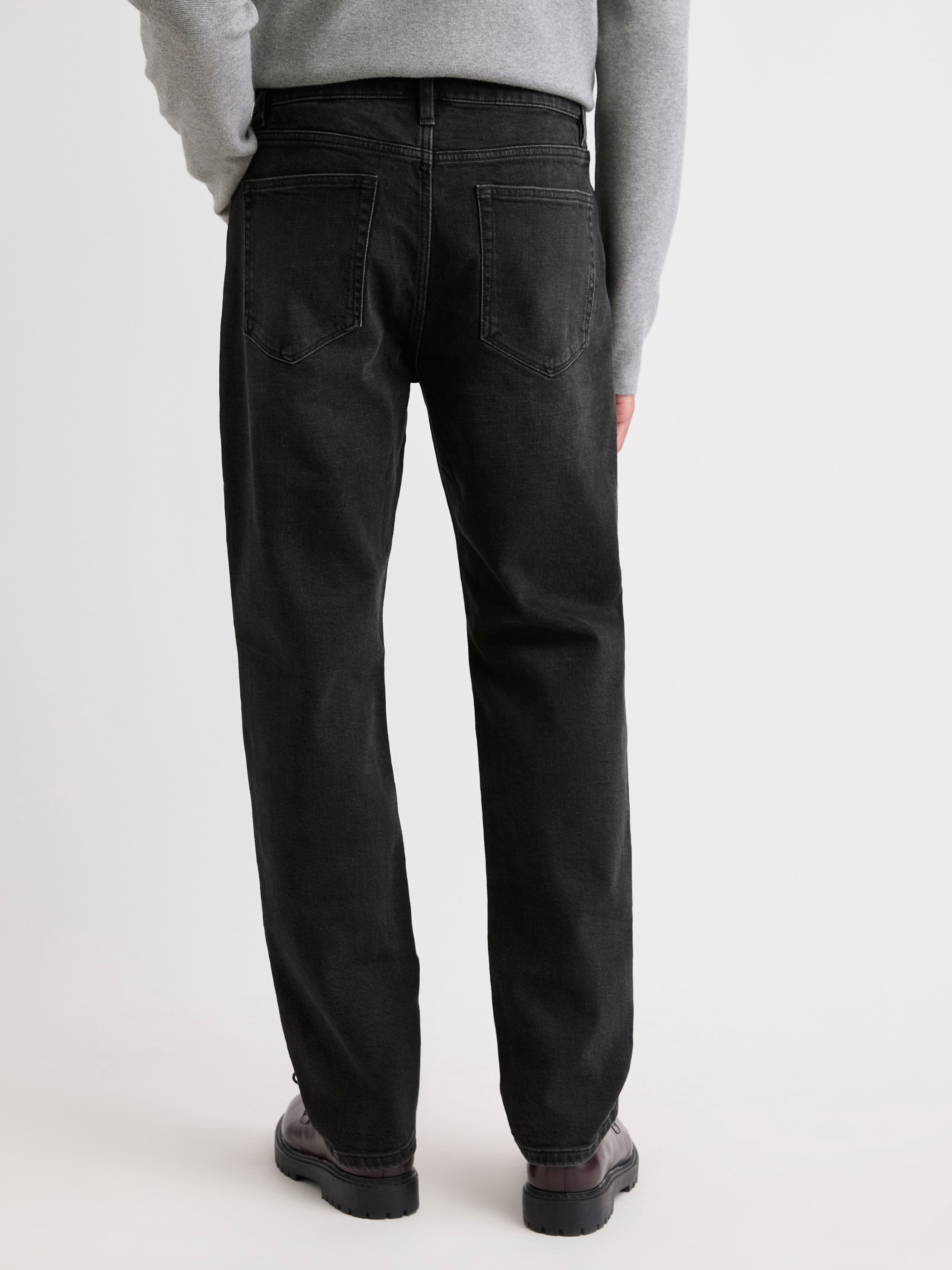 RW&CO Dark Grey Straight-Leg Jeans