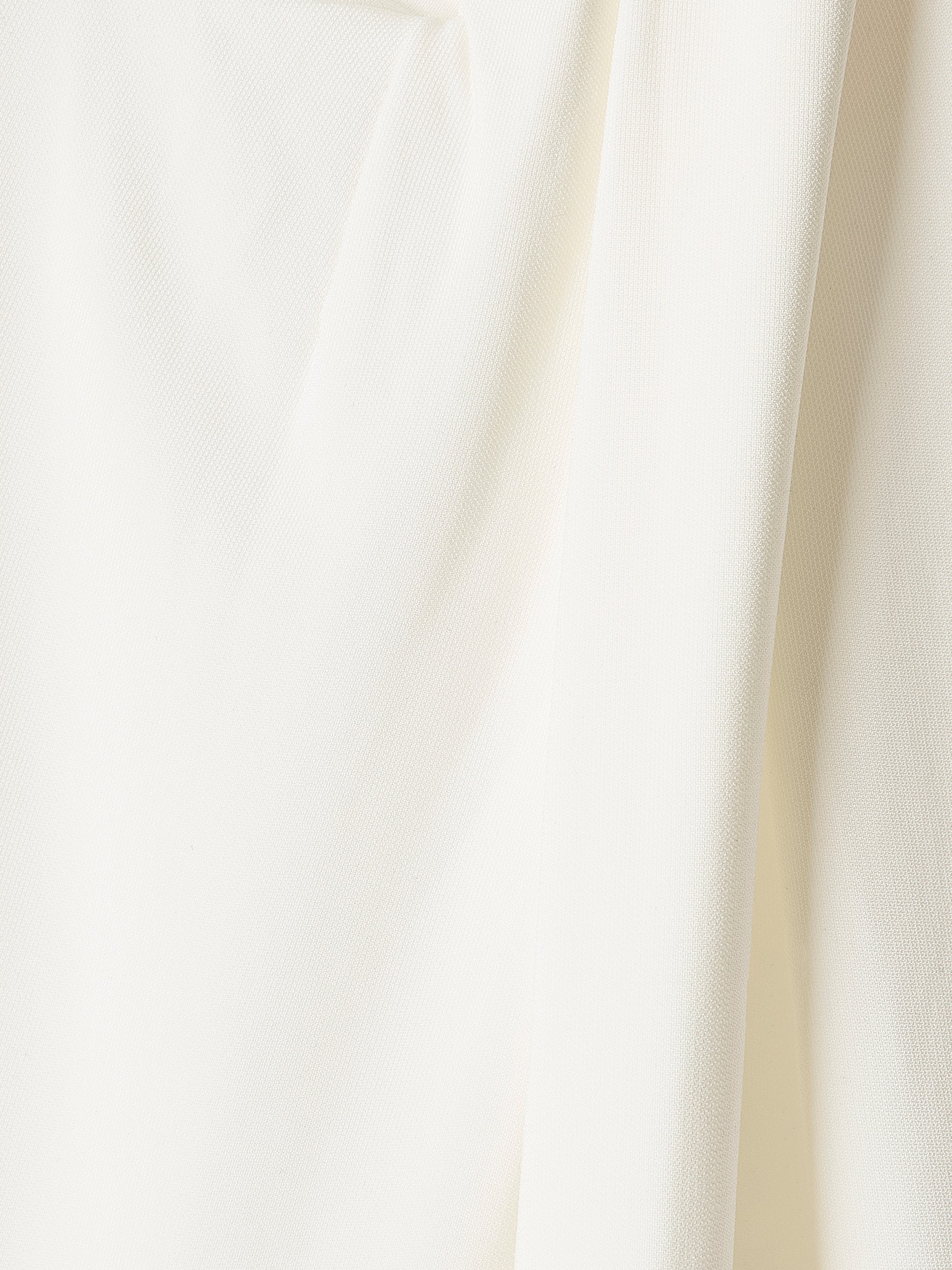 RW&CO Extended-Sleeve Top with Crossover Draped Mock Neckline