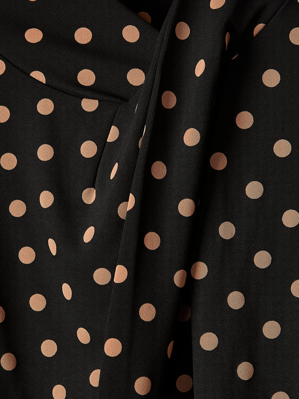 RW&CO Extended-Sleeve Top with Crossover Draped Mock Neckline
