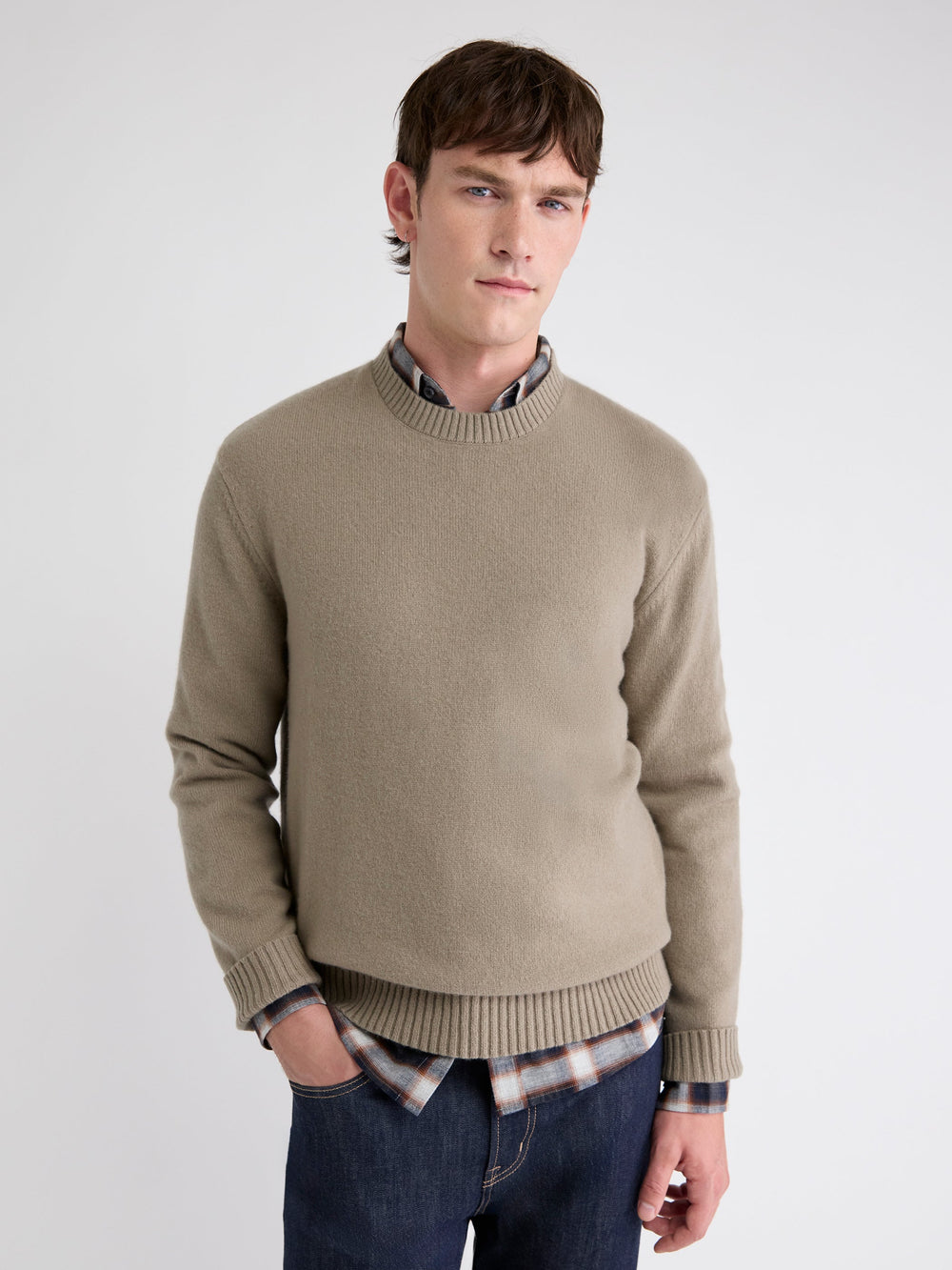RW&CO Lambswool Crew-Neck Sweater