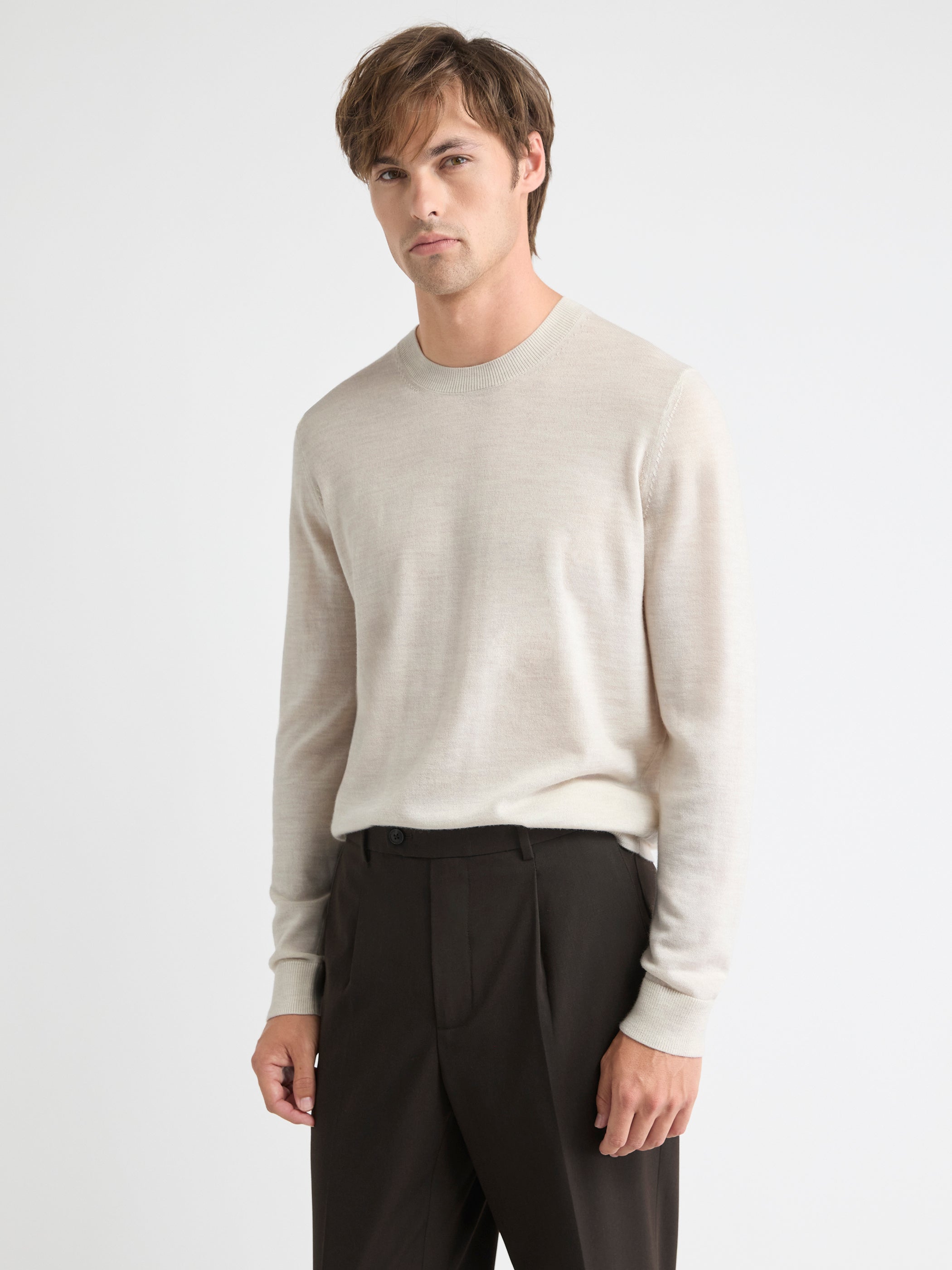 RW&CO Merino Wool Crew Neck Sweater