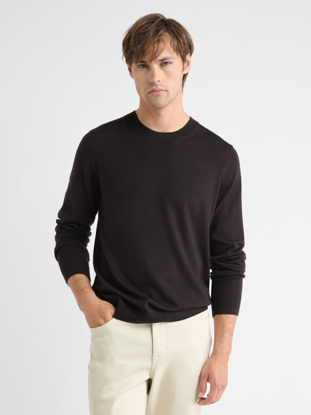 RW&CO Merino Wool Crew Neck Sweater
