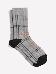RW&CO Crew Socks with Plaid Pattern
