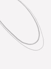 RW&CO Double-Snake-Chain Necklace