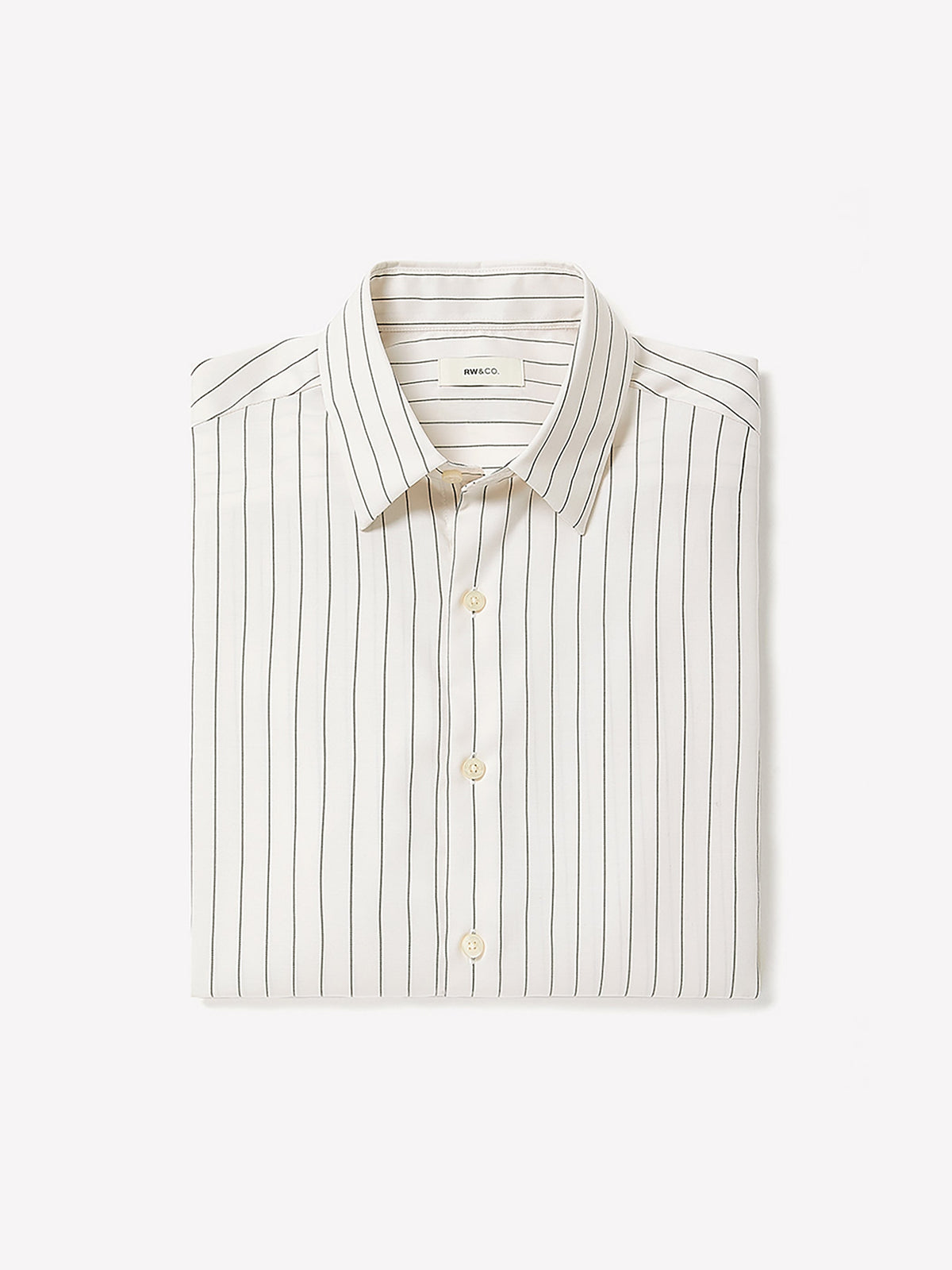 RW&CO Striped Relaxed-Fit Twill Dress Shirt