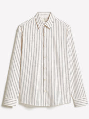 RW&CO Striped Relaxed-Fit Twill Dress Shirt