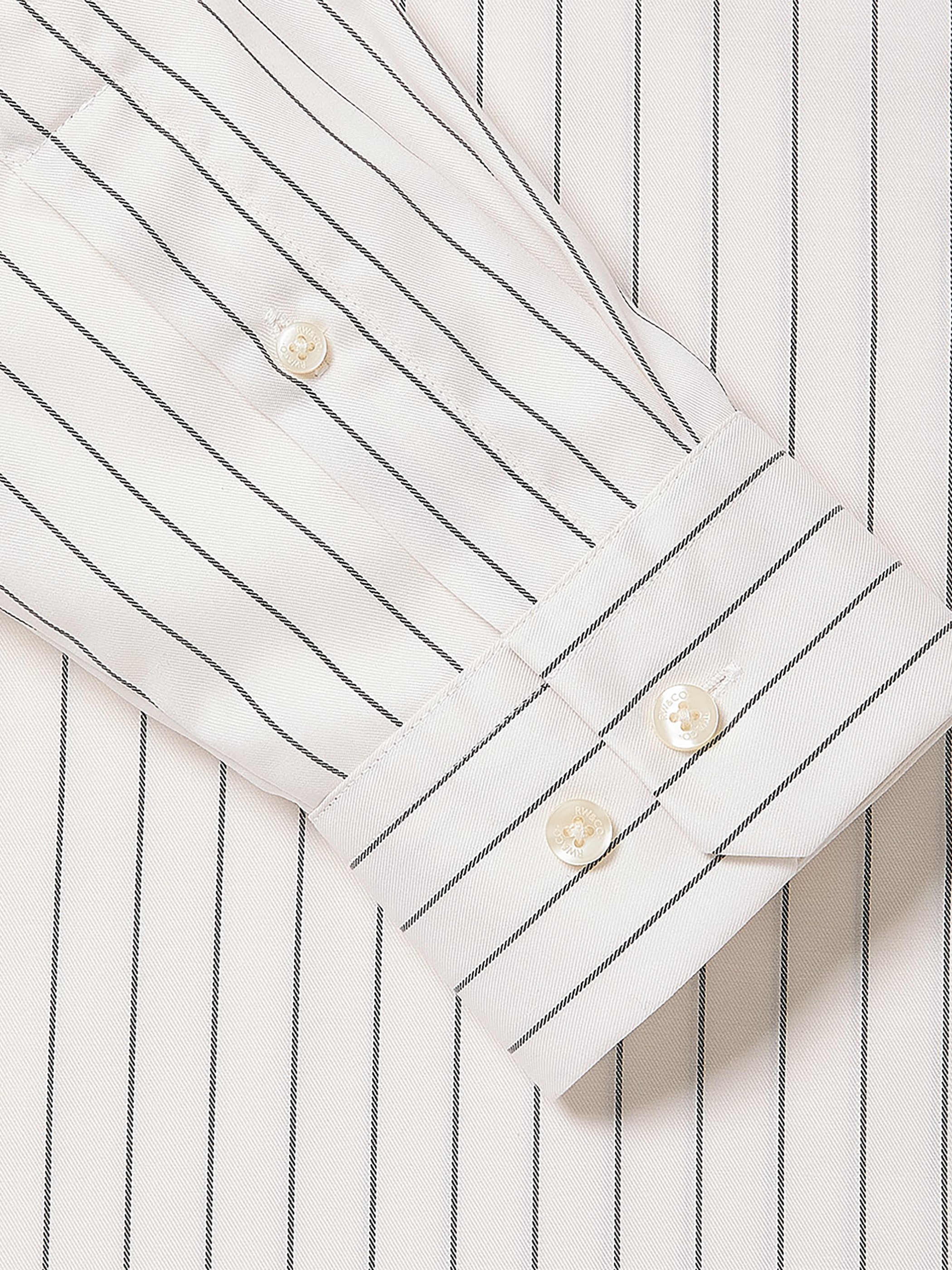 RW&CO Striped Relaxed-Fit Twill Dress Shirt