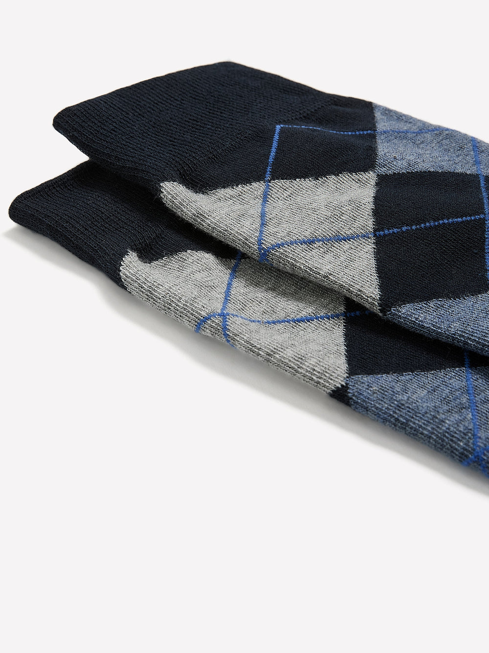 RW&CO Blue Argyle Socks