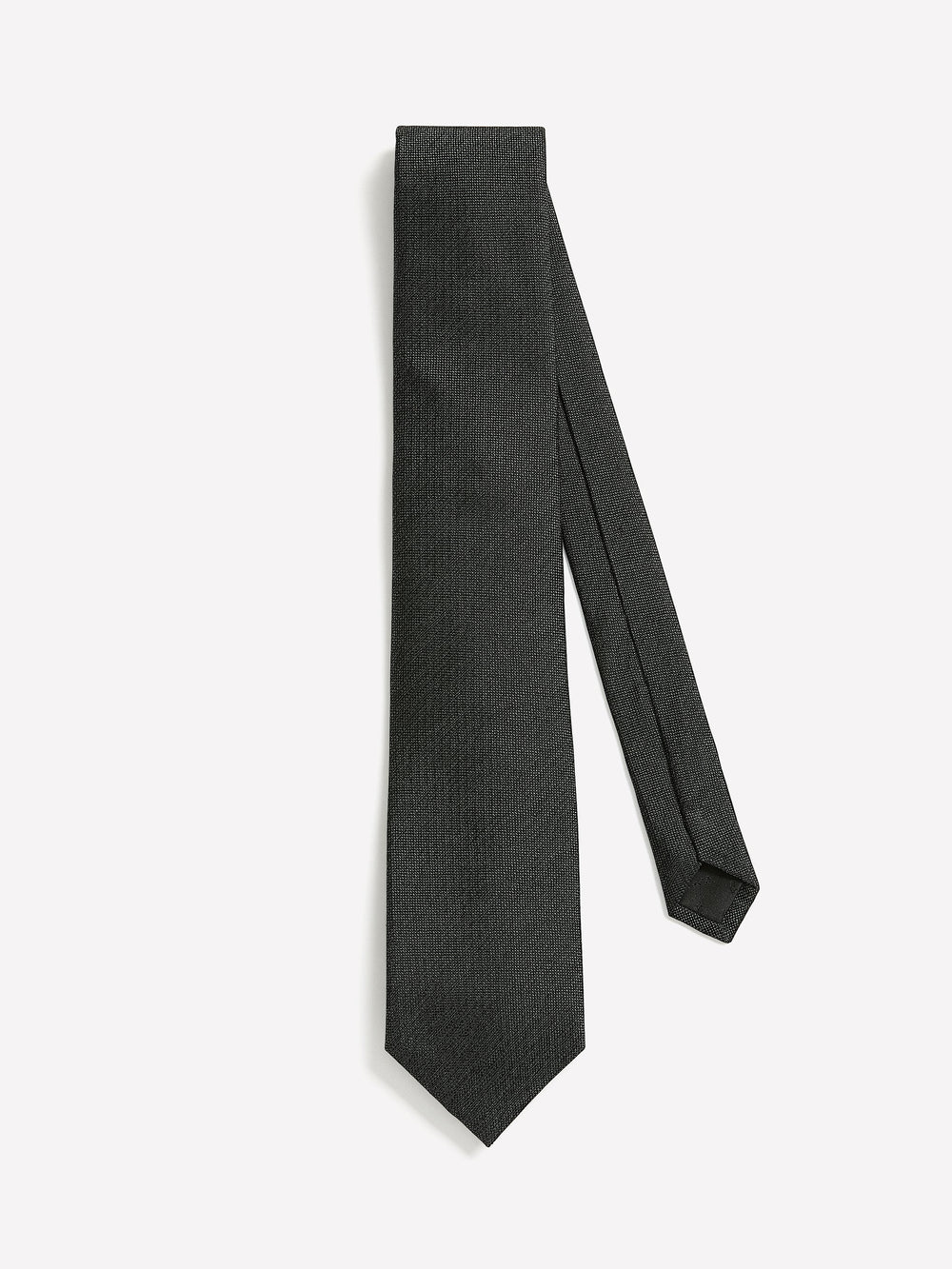 RW&CO Charcoal Regular Textured Tie