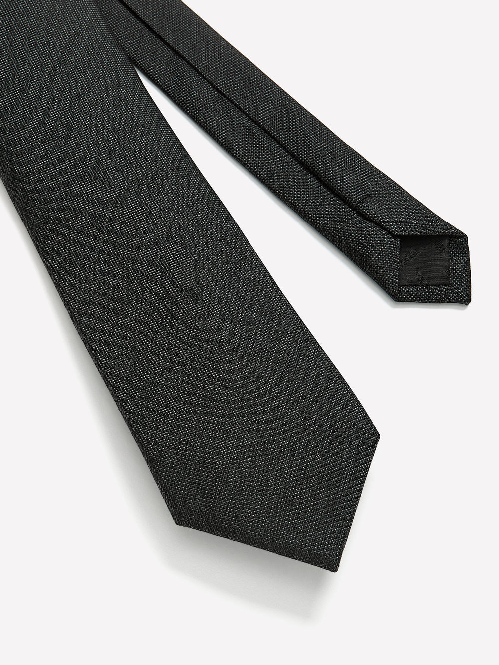 RW&CO Charcoal Regular Textured Tie