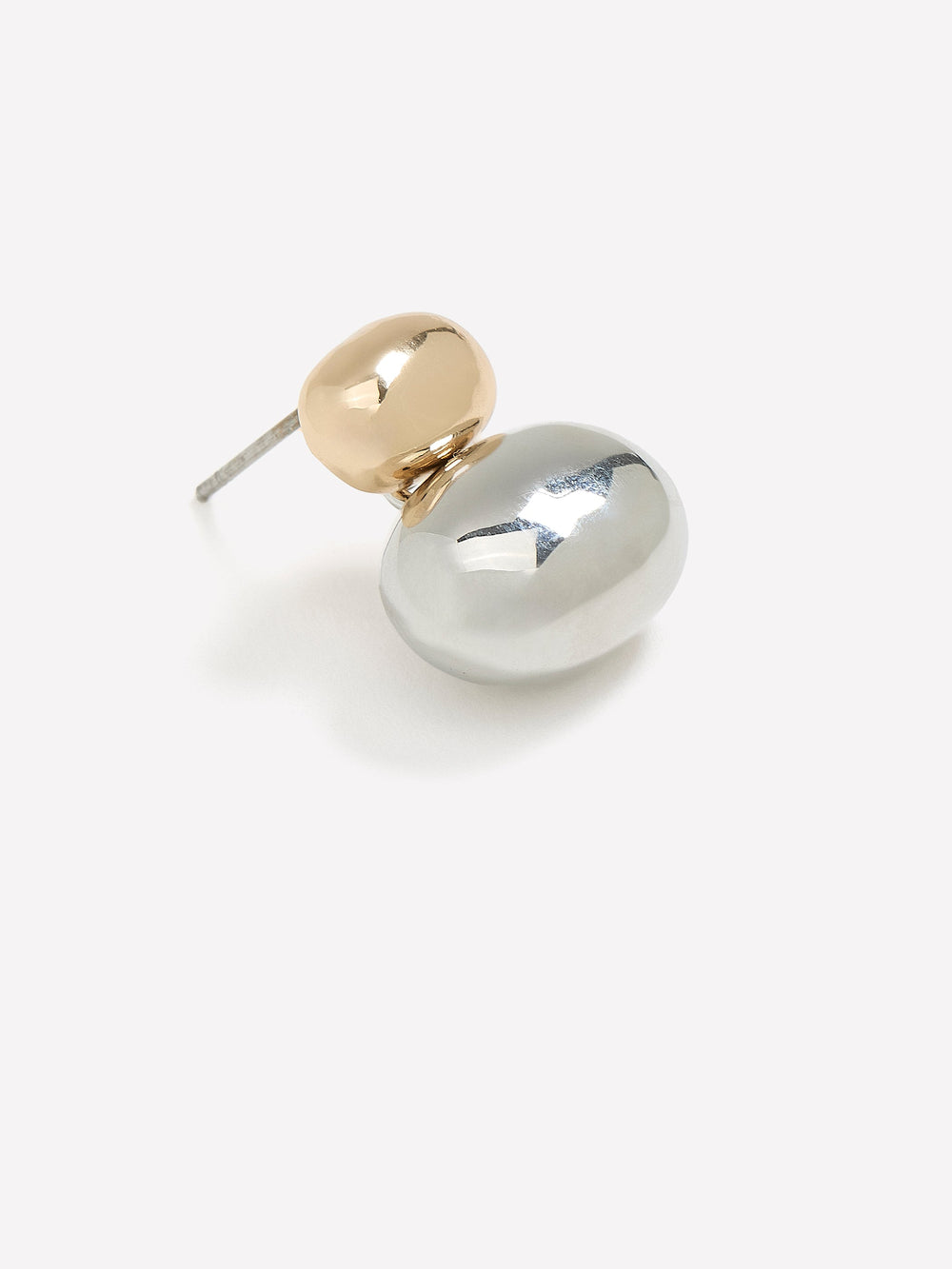 RW&CO Two-Tone Dome Pendant Earrings
