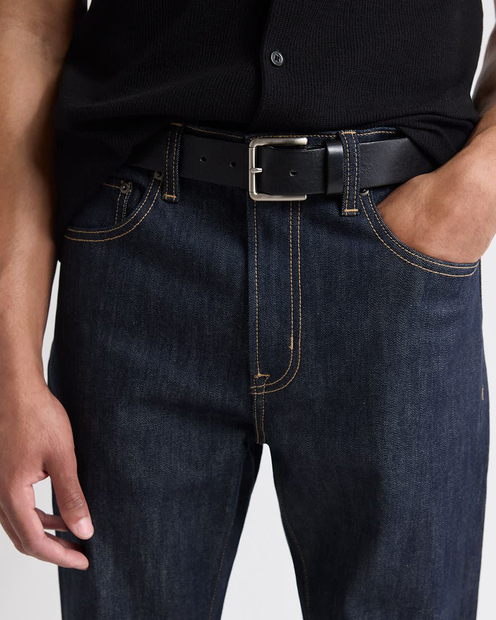 RW&CO Italian Leather Casual Belt