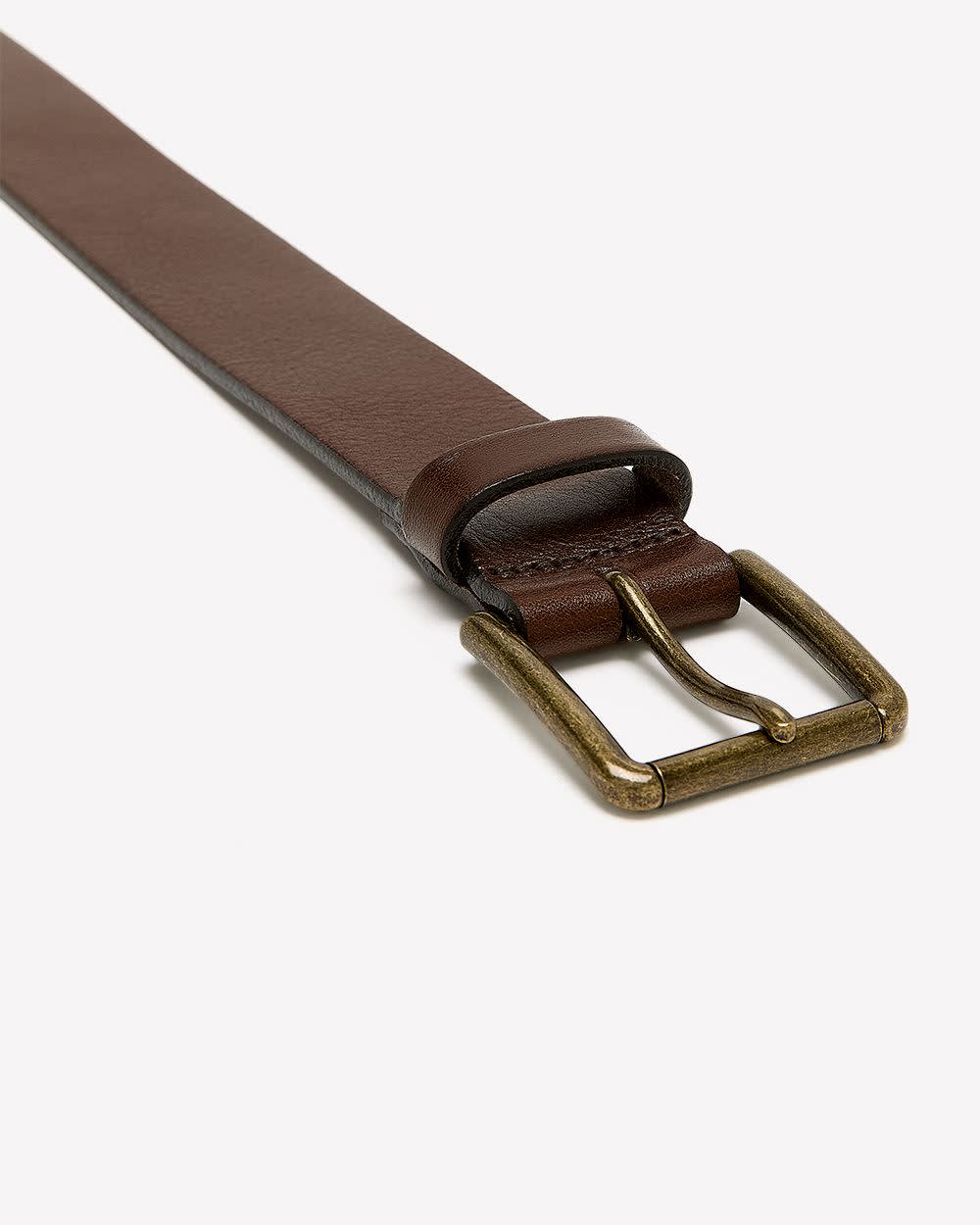 RW&CO Italian Leather Casual Belt
