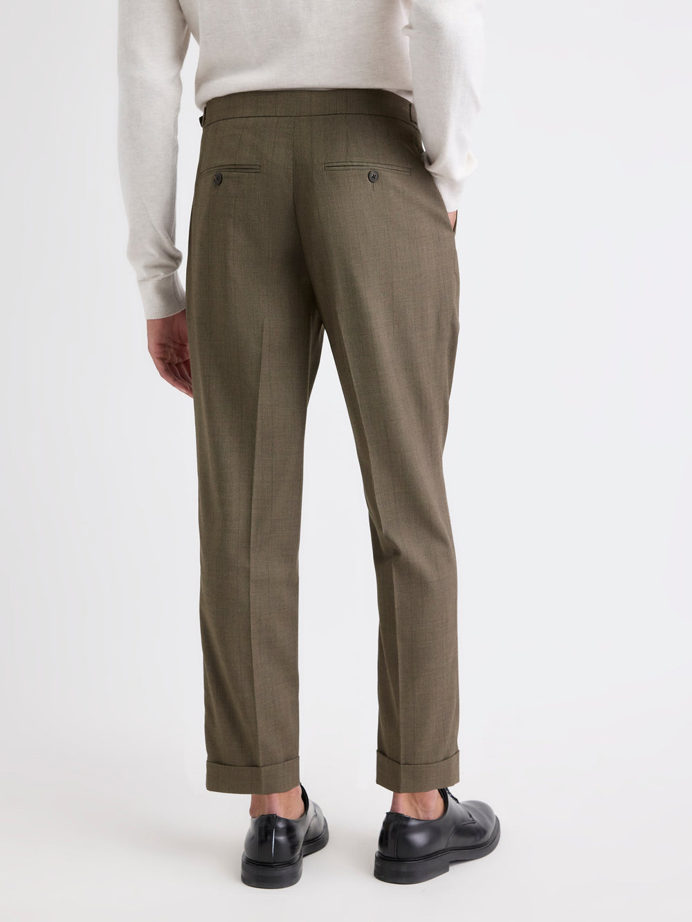 RW&CO Tapered-Leg Prince-of-Wales Pant