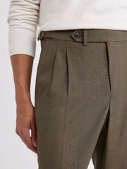 RW&CO Tapered-Leg Prince-of-Wales Pant