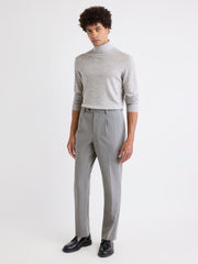 RW&CO Wool-Blend Tapered-Leg Pleated Dress Pant