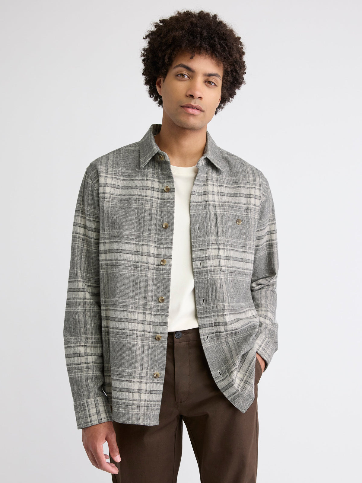 RW&CO Tailored Plaid Overshirt