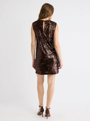 RW&CO Sleeveless Mini Sequins Cocktail Dress