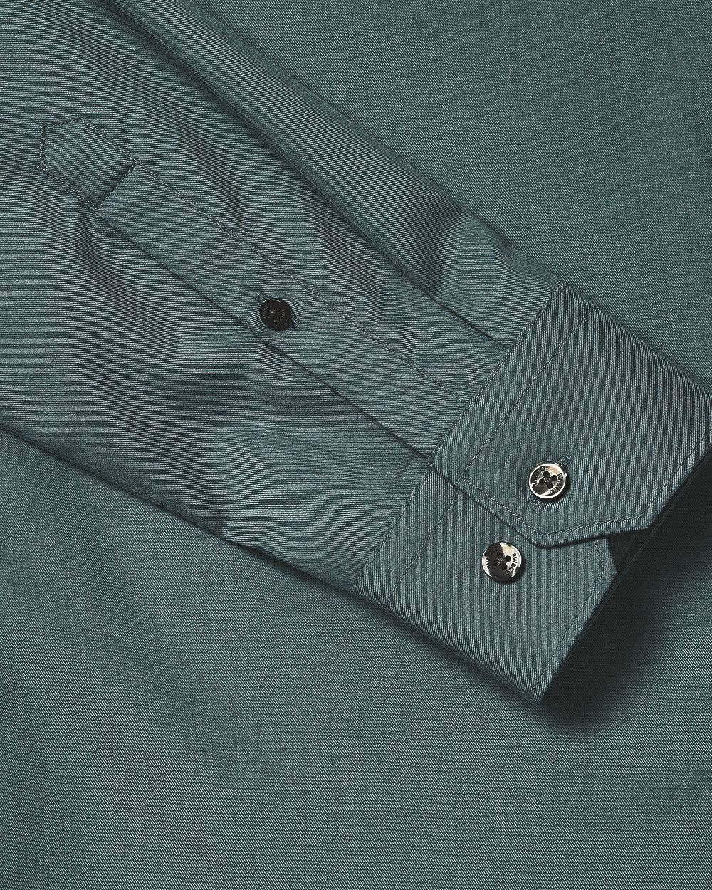 RW&CO Slim-Fit Solid Cotton Modal Dress Shirt
