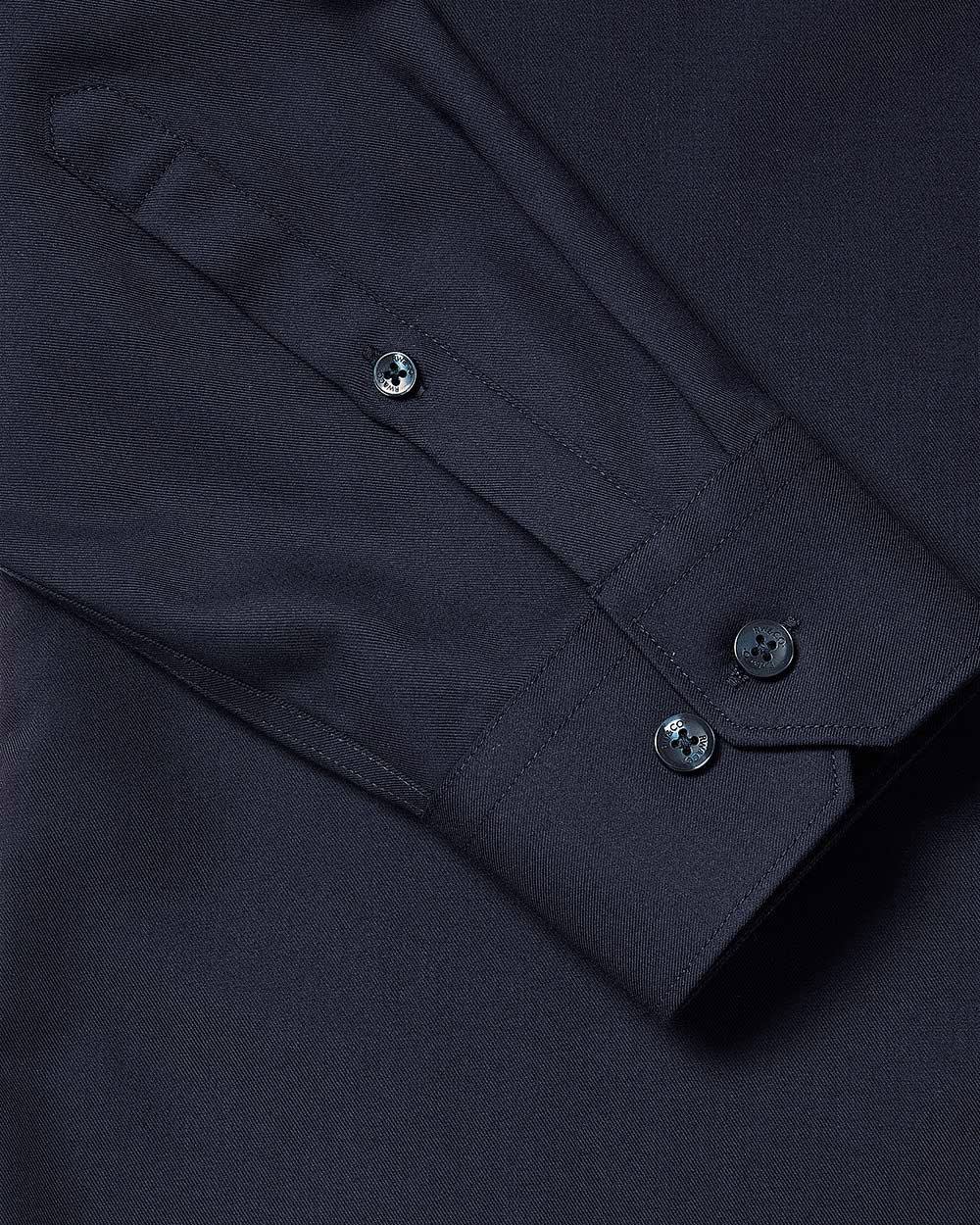 RW&CO Slim-Fit Solid Cotton Modal Dress Shirt