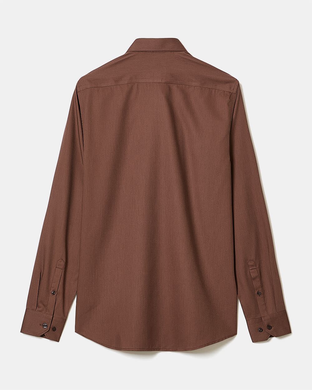 RW&CO Slim-Fit Solid Cotton Modal Dress Shirt